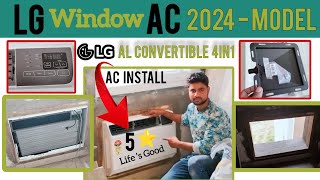 window AC installation  How To Install 15 ton window AC  विंडो एसी कैसे लगाएं अपने घर में ac [upl. by Karlow838]