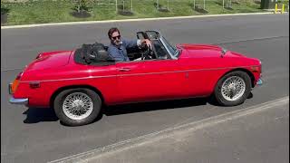 1971 MG MGB Roadster Introduction and Ride Along [upl. by Ellenaej514]