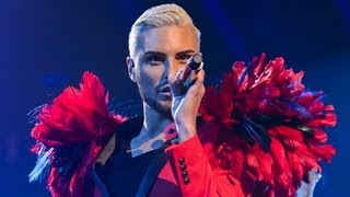 Rylan Clark sings Hung UpGimme Gimme Gimme Medley  Live Week 5  The X Factor UK 2012 [upl. by Ativet]