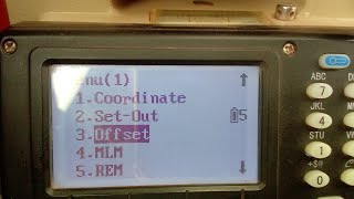 how to use offset function in total station  kolida 442 part 01 [upl. by Ettenor399]