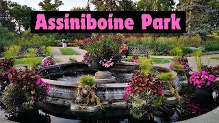 Assiniboine Park Winnipeg Manitoba Canada English Garden  The Pavilion [upl. by Trimmer87]