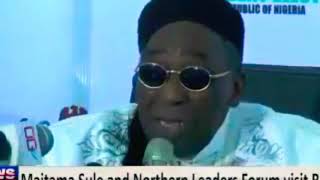 Advice to President Muhammadu Buhari by Late Maitama Sule [upl. by Pallaton]