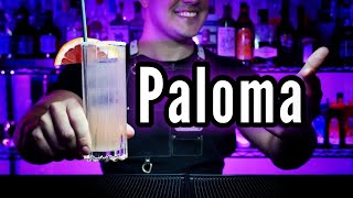 🍊Cocktail Paloma 🕊 short BEBIDA con tequila [upl. by Orodisi]