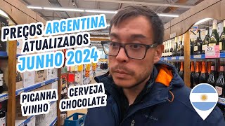 MERCADO NA ARGENTINA COMO ESTÃO OS PREÇOS [upl. by Kelwen]