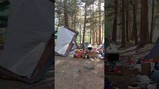 Camp Ruined by Crazy Wind in the Mountains 🏕️🌪️ surajmariavlog travel mountains shorts [upl. by Durkin]