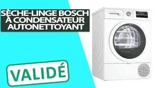 Avis Sèchelinge Bosch pompe à chaleur avec un condensateur autonettoyant [upl. by Pytlik]