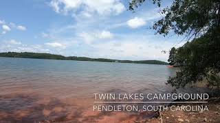 Twin Lakes Campground Hartwell Lake SC [upl. by Nohtahoj]