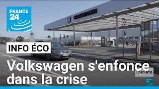 Volkswagen symbole de lindustrie allemande senfonce dans la crise • FRANCE 24 [upl. by Noivert]