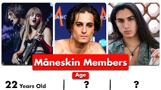 Måneskin Members Real Name And Ages [upl. by Partan390]