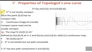 Topologists sine curve and all its properties Very very important for CSIRNET  GATE and NBHM [upl. by Haidebez337]