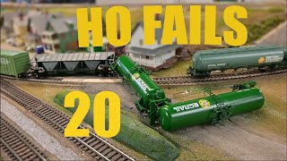 HO Derailment and Fails 20 [upl. by Ramel]