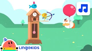 HICKORY DICKORY DOCK 🎵🕰️🐟 Best Nursery Rhymes for Kids  Lingokids [upl. by Eirrahs155]