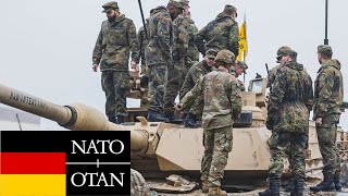 German Army NATO Soldiers tanks and combat vehicles during military exercises [upl. by Beckerman]