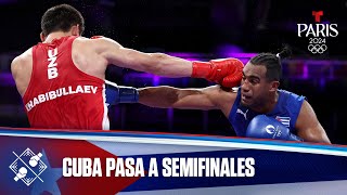 Arlen López de Cuba pasa a semifinales en Boxeo  Juegos Olímpicos París 2024 [upl. by Munroe]