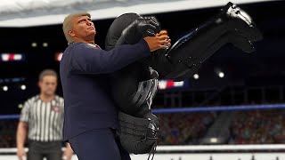 Donald Trump vs Darth Vader  WWE US Championship [upl. by Wirth686]