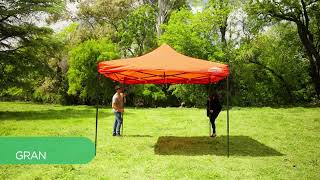 Gazebo Gadnic 3X3MNR Plegable 3x3 Toldo Reforzado Estructura Metálica [upl. by Martinsen]