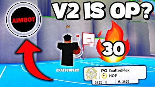 Is V2 Shooting A Cheat Code In Hoopz [upl. by Jacobine799]