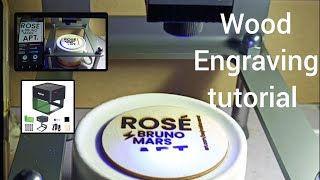 How to engrave Letters into Wood  Easy mini Daja dj6 tutorial [upl. by Kapor]