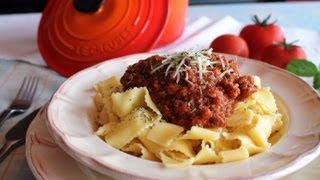 Pasta a la Boloñesa 🍝 auténtica receta italiana y sin lactosa  Pasta alla Bolognese 🇮🇹 [upl. by Tupler]