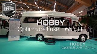 Hobby Optima de Luxe T 65 HFL årsmodell 2018 [upl. by Eceinart]