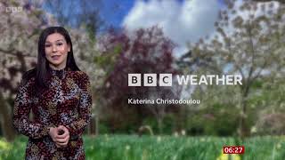 Katerina Christodoulou BBC London Weather 8th April 2024 [upl. by Kcirddet]