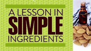 Simple Ingredients Designing a Recipe [upl. by Lull]