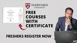 Free Certification Course By Harvard University 🔥 Common Jobs [upl. by Ylahtan]