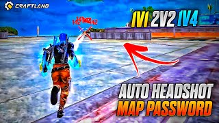 1V11V2 1V4 NO BODY ONLY AUTO HEADSHOT MAP CODE  NEW PASSWORD  AUTO HEADSHOT HACK MAP 🤯 RUSHKEY [upl. by Geraint]