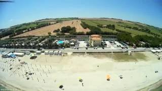 Senigallia Marzocca spiaggia Camping Blu [upl. by Brothers670]