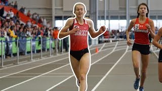 Katelyn Tuohy 3000m Record Race [upl. by Netsirk]