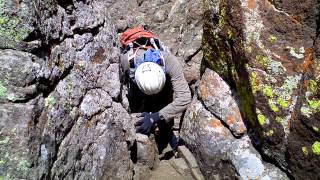 Wetterhorn Peak Colorado VNotch at Top of 1st Gully Below Ridge [upl. by Etteniotnna662]