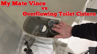 Trying to Fix an Overflowing Toilet Cistern [upl. by Trebma]