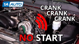 Engine Cranks but Wont Start Common Reasons Why Your Car or Truck Wont Start and the Parts Needed [upl. by Tijnar]