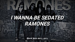 Ramones I Wanna Be Sedated acoustic cover  Lyrics  Chords [upl. by Emarie]