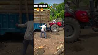 Lakadiyo se load huaa 😎 Arjun tractor 🚜 fas gya 💯❤️😎🔥 [upl. by Danie]