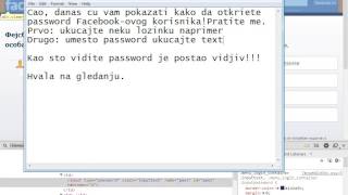 Kako videti FACEBOOK password [upl. by Ariat]