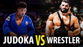 Judoka vs Wrestler Real Fights and Crazy Sparring of Judokas Against Wrestlers [upl. by Tnafni]