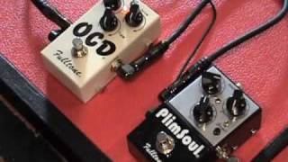 Fulltone Plimsoul vs OCD Version 4 overdrive comparison [upl. by Yelnikcm506]