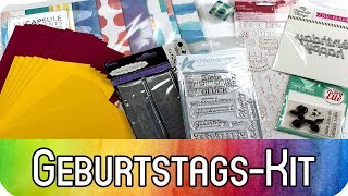 Karten und Scrapbooking Kit Juli Geburtstag  ab sofort erhältlich [upl. by Laughry]