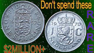 Top Collectible Coins Netherlands Malaysia and UK Values Today in Dollars [upl. by Auston]