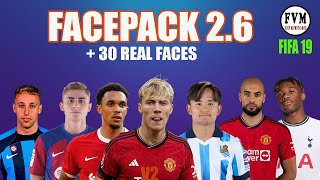 FIFA 19  FACEPACK 26  LATEST SQUAD AND RATING EA FC 24 [upl. by Aerdno980]