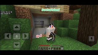 A start of the Mine MINECRAFT BE Survival Island Ep 05 [upl. by Nywra]