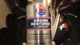 Motorcycle compression test engine restorer yamaha r6 [upl. by Dian]