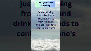 The Islamic Perspective on Fasting for Spiritual Purification  Unlocking SelfDiscipline  shorts [upl. by Baese]