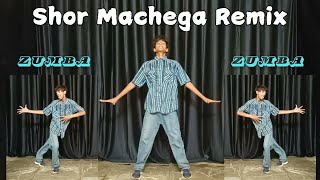 Shor Machega Remix  Shor Machega Song  Zumba Dance Workout  Fitness Dance Workout [upl. by Ahsinned]