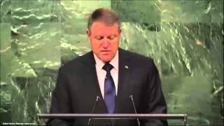 UN Speeches Romanias President Klaus Iohannis [upl. by Darra]