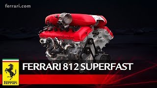 Ferrari 812 Superfast  Powertrain [upl. by Htebi]