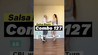 Salsa Basics “Combo 127” from Salsa Dance Challenge 028 salsa salsadancing dance baile shorts [upl. by Siegler]