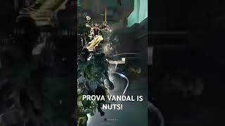 PROVA VANDAL is nuts with Melee Influence warframe gaming whispersinthewall shorts [upl. by Tnilc930]