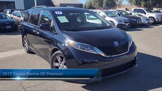 2017 Toyota Sienna SE Premium Passenger Van Livermore Pleasanton Dublin Tracy Fremont San Ramon [upl. by Llewon]